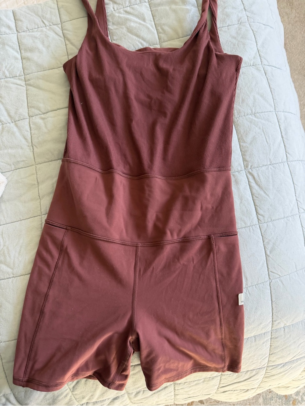 Vuori Cedar Ribbed Romper